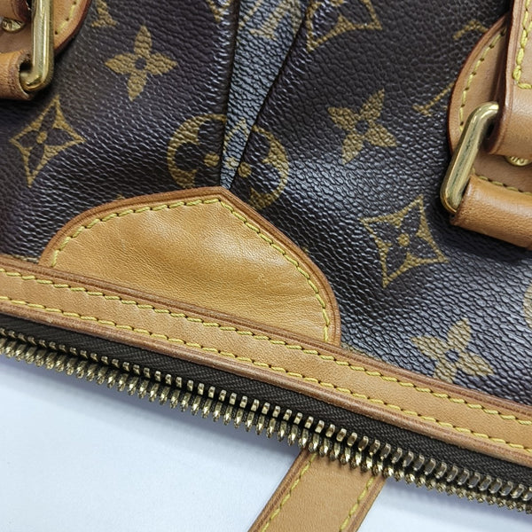 PALERMO PM Monogram Coated Canvas Brown