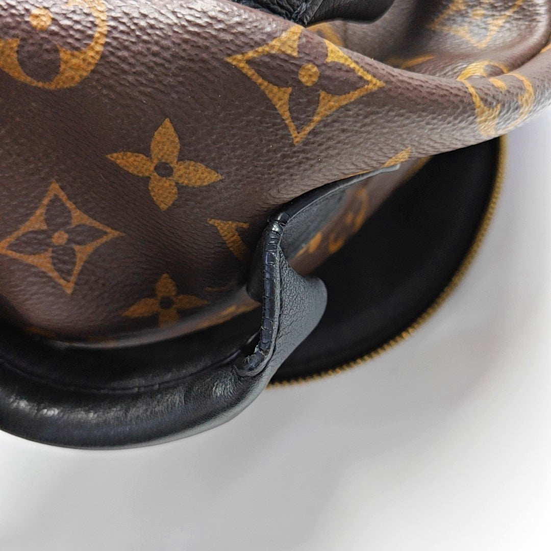 PALM SPRINGS PM Monogram Coated Canvas Brown