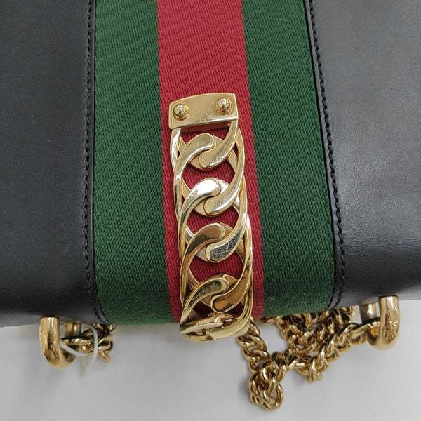 Sylvie Mini Calfskin Black