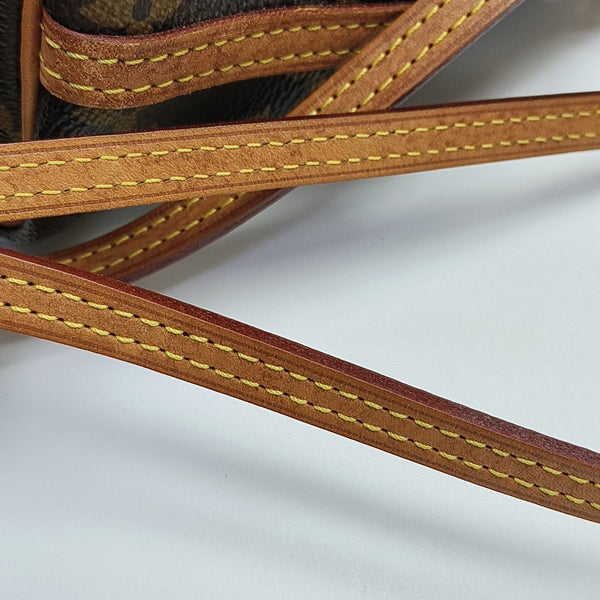 NÉONOÉ Nano Monogram Coated Canvas Brown