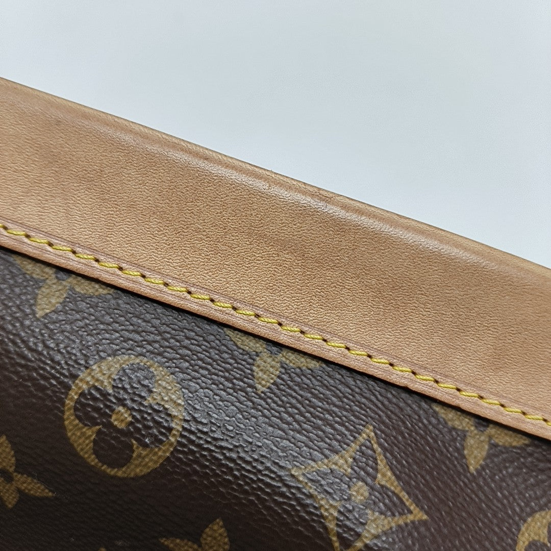 NOÉ BB Monogram Coated Canvas Brown