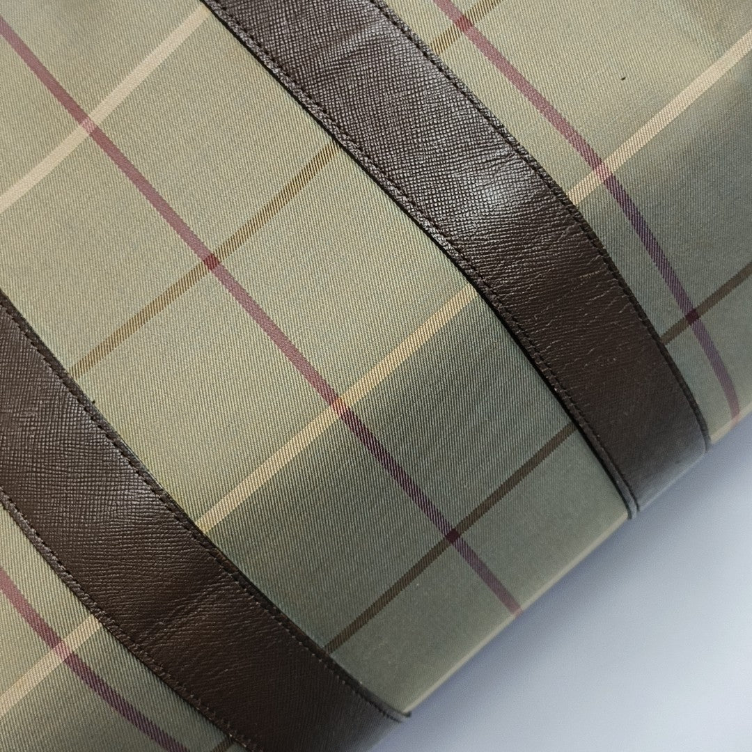 Canvas Top Handle Bag Green