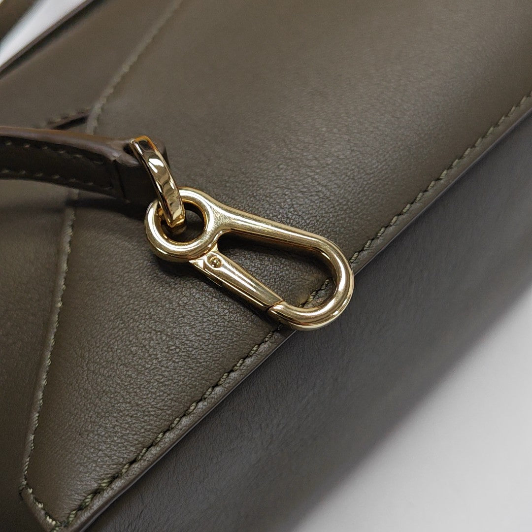 Puzzle Mini Calfskin Green