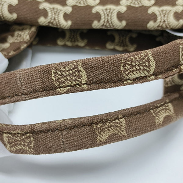 CABAS CELINE Small Fabric Brown