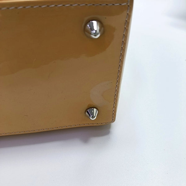 Lady Dior Medium Cannage Patent Leather Yellow
