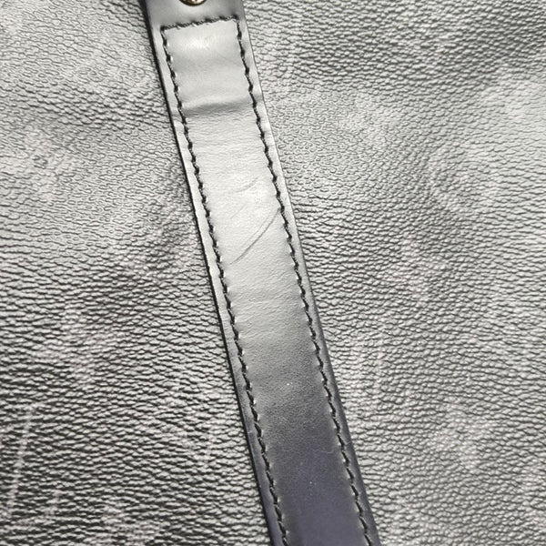 KEEPALL 45 Monogram Coated Canvas Black