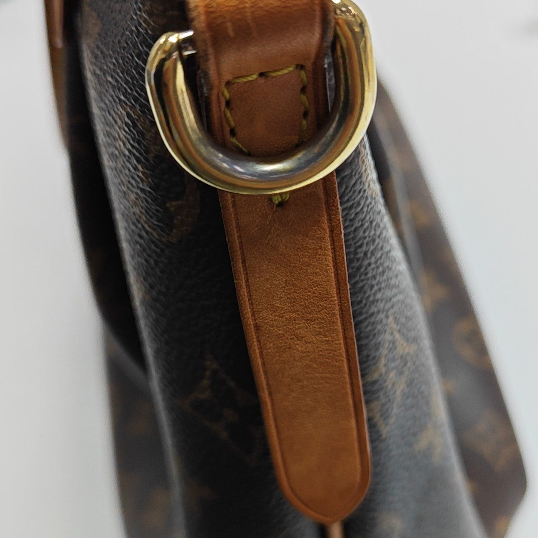 TURENNE PM Monogram Coated Canvas Brown