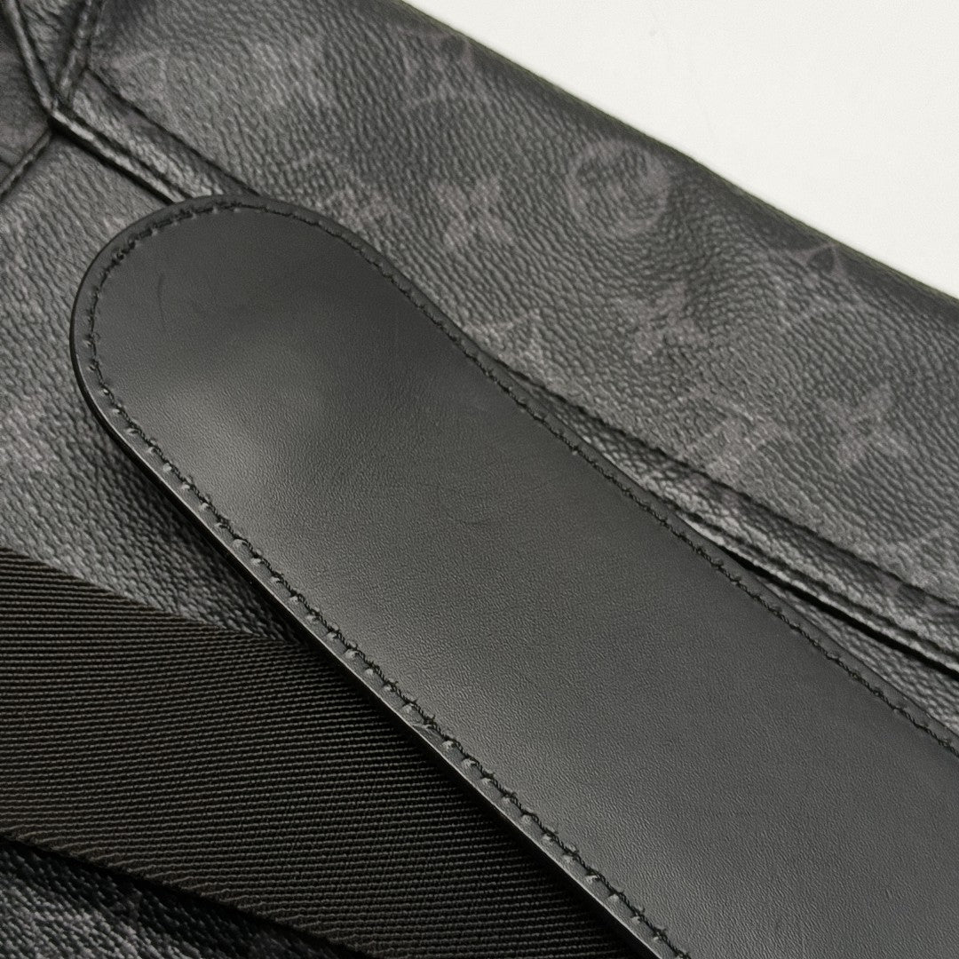 VOYAGER PM Monogram Coated Canvas Black