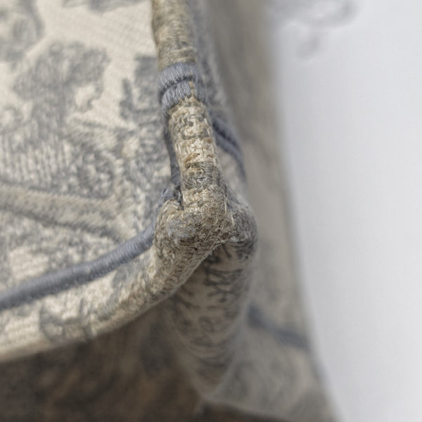 Book Tote Medium Canvas Gray