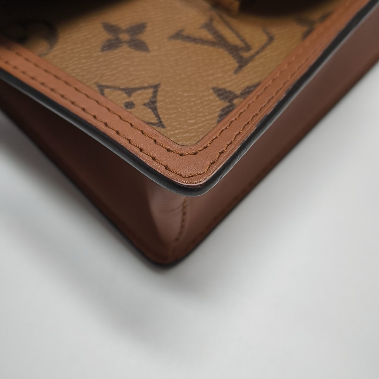 DAUPHINE WOC Monogram Coated Canvas Brown