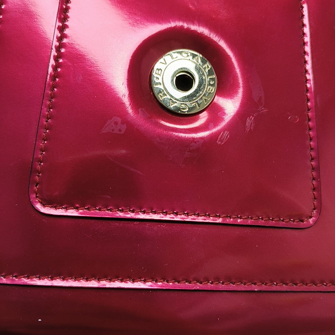 SERPENTI FOREVER Small Patent Leather Red