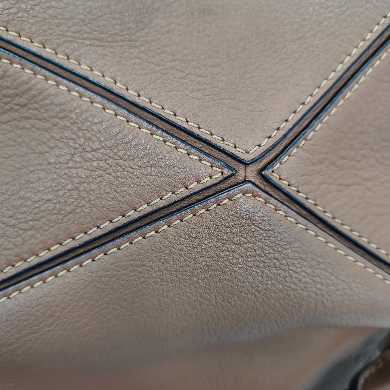 Puzzle Mini Calfskin Brown