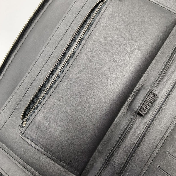 ATOLL Damier Graphite Calfskin Black