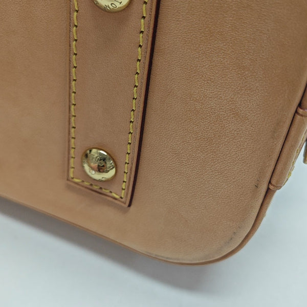 ALMA BB Monogram Coated Canvas Brown
