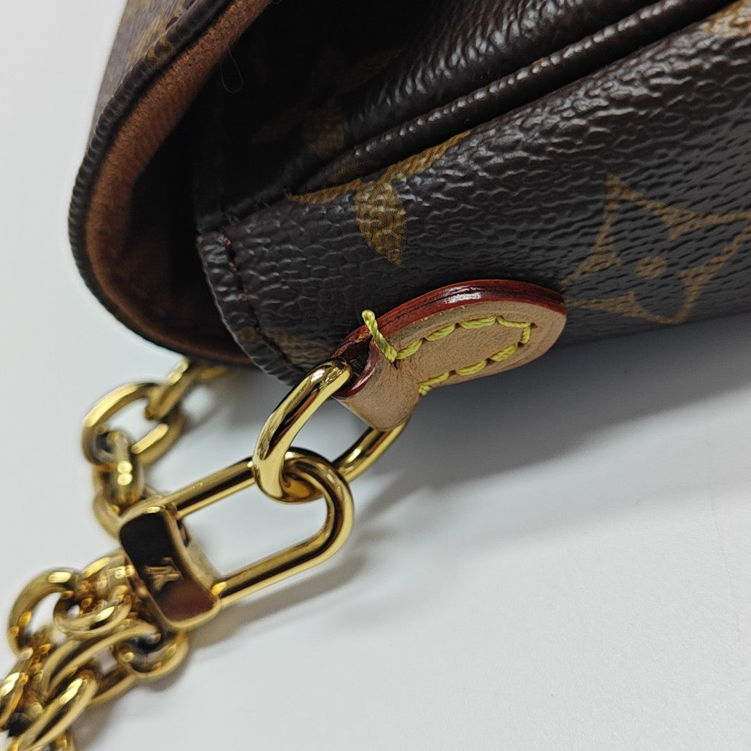 IVY Monogram Coated Canvas Brown