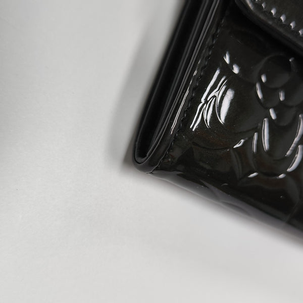 Patent Leather Shoulder Bag Green