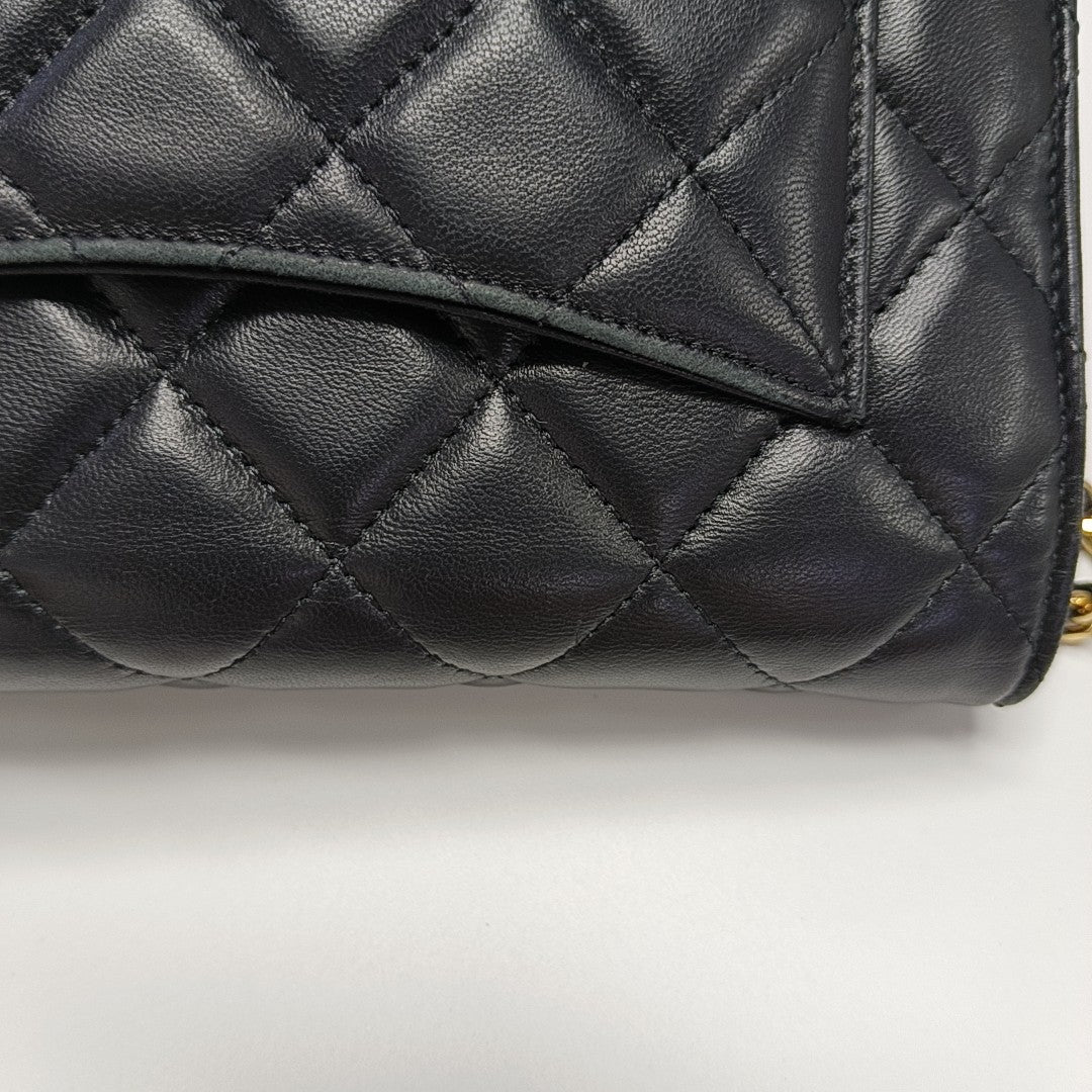 WOC Mini Lambskin Black