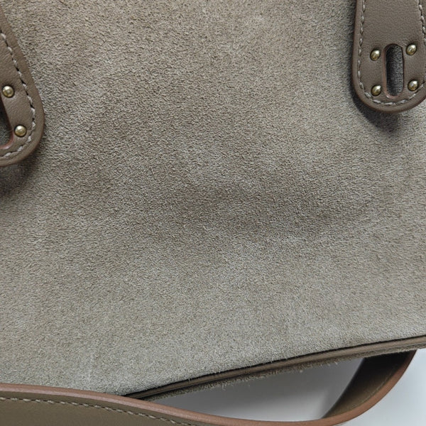 Lindy Mini Suede Gray