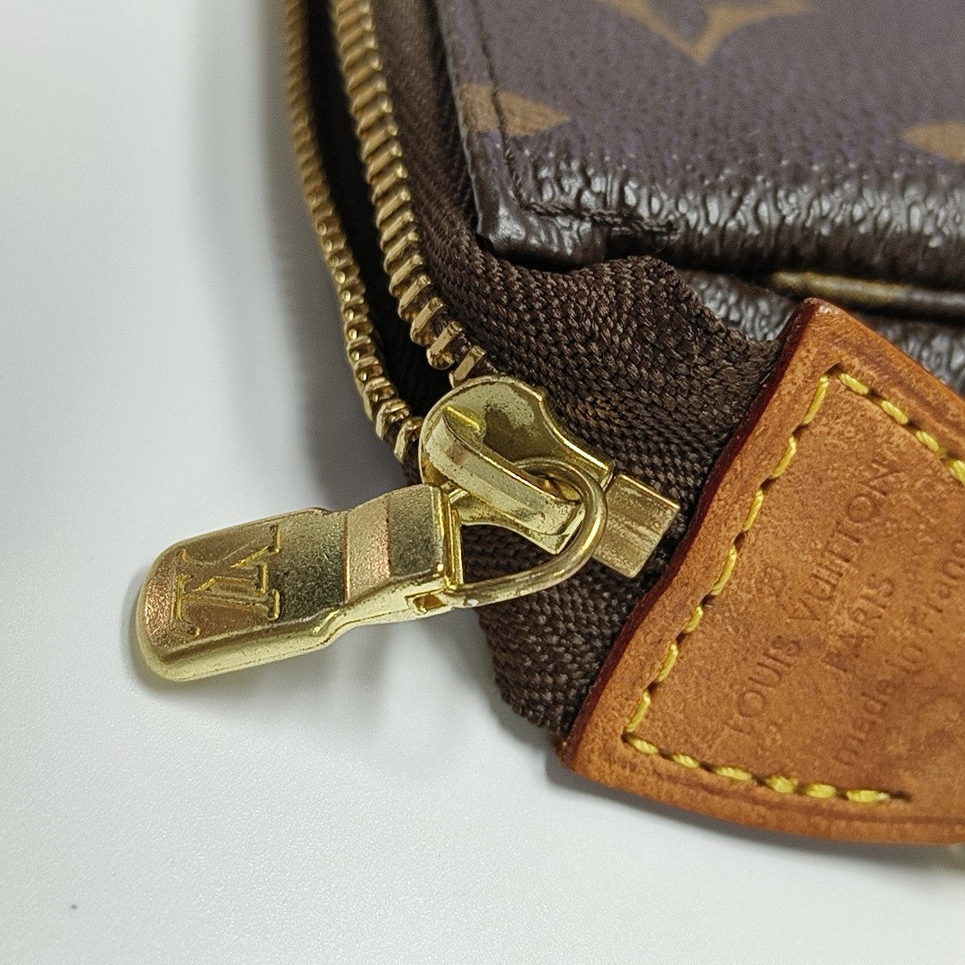 ACCESSOIRES Mini Monogram Coated Canvas Brown