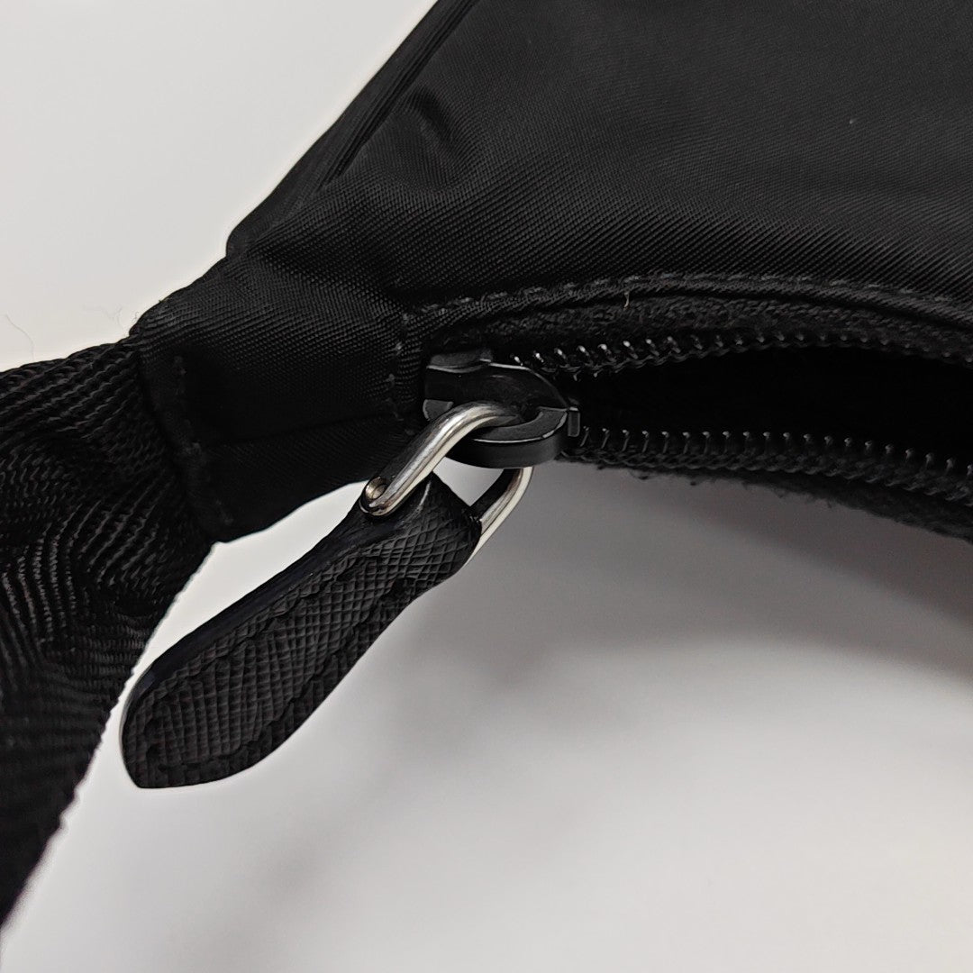 Minibolso de nailon Re-Edition2000 negro