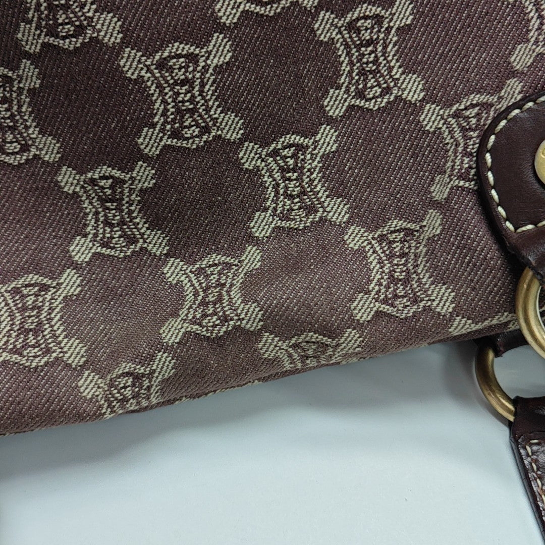 Canvas Top Handle Bag Purple