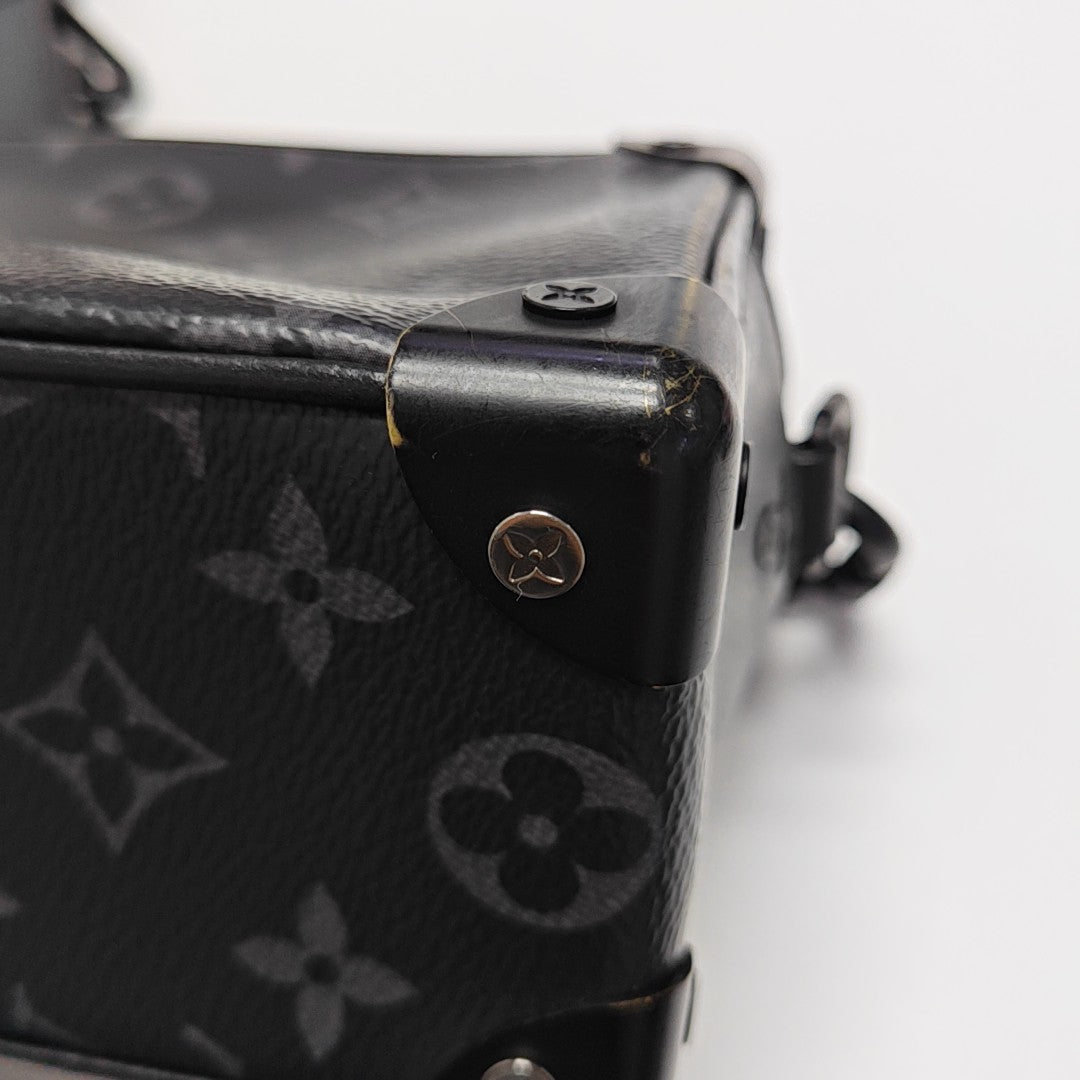 SOFT TRUNK Mini Monogram Coated Canvas Black