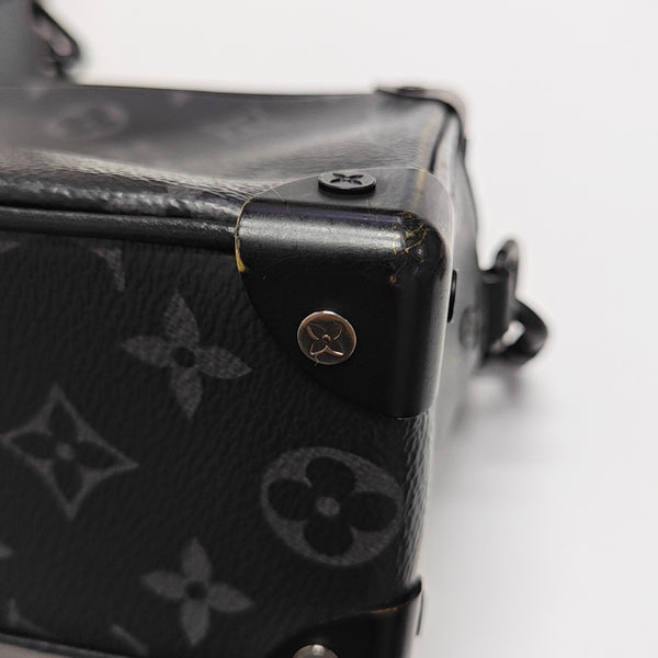 SOFT TRUNK Mini Monogram Coated Canvas Black