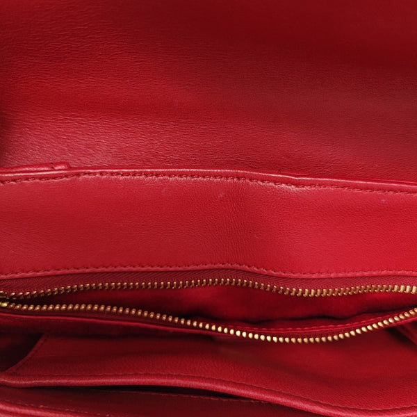 Miu Confidential Quilted Lambskin Red