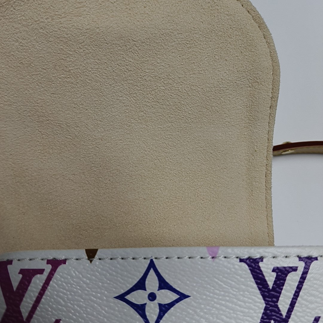 LV × TM VENICE Monogram Coated Canvas White