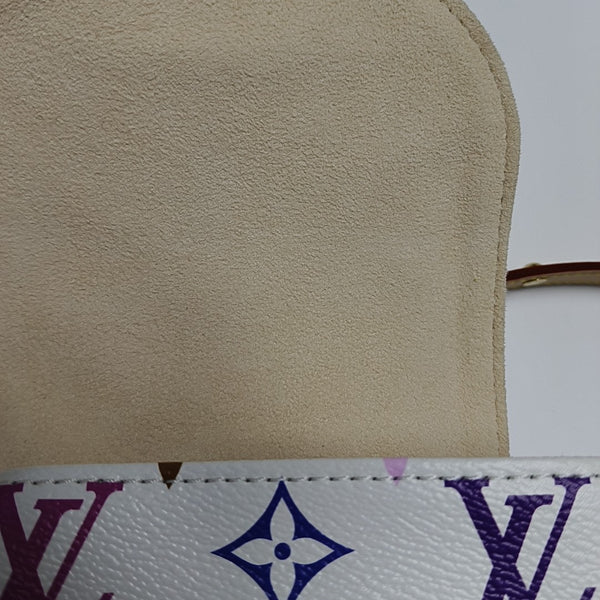LV × TM VENICE Monogram Coated Canvas White
