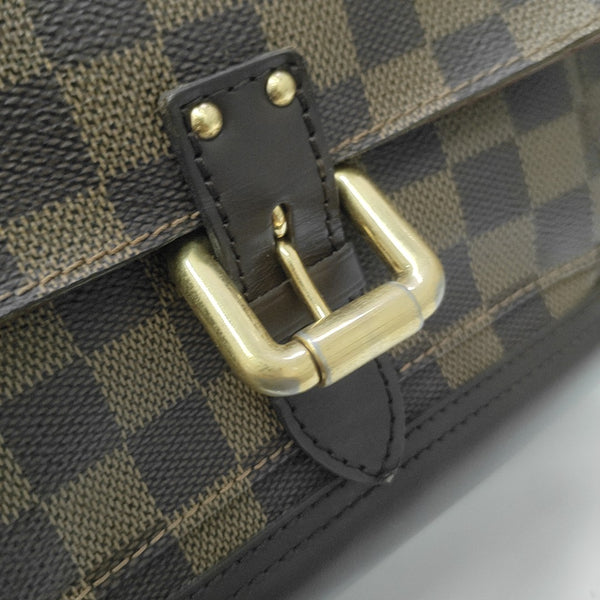 KNIGHTSBRIDGE Damier Ebene Coated Canvas Brown