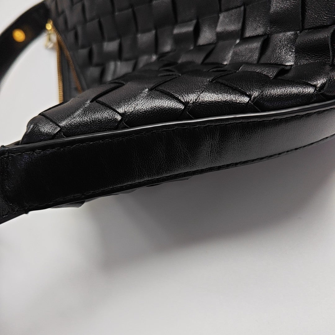 Lambskin Top Handle Bag Black