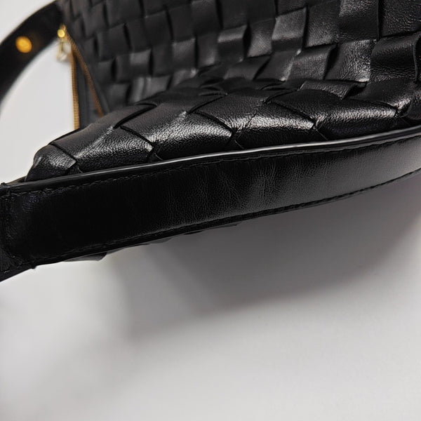 Lambskin Top Handle Bag Black