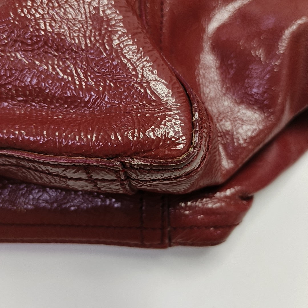 DOWNTOWN CABAS Calfskin Red