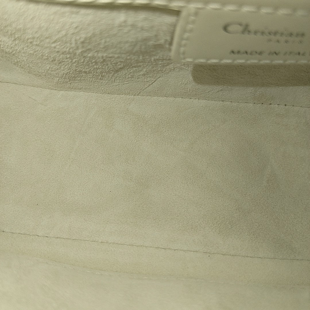 Diorcamp Small Cannage Calfskin White