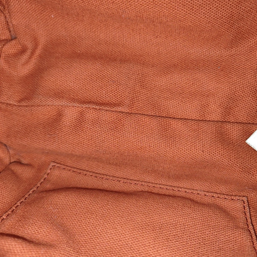 Coated Canvas Shoulder Bag Beige
