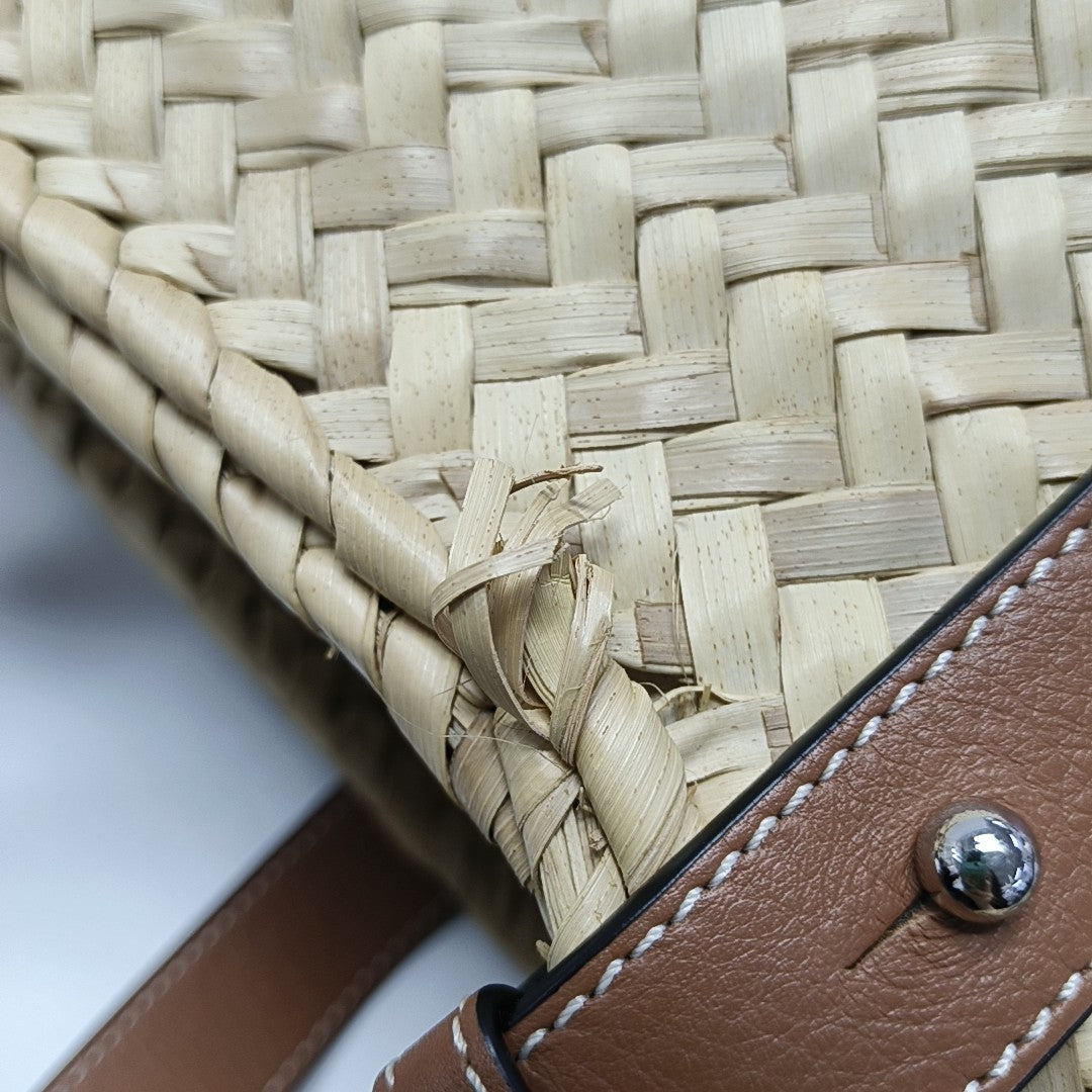 Basket Straw Beige