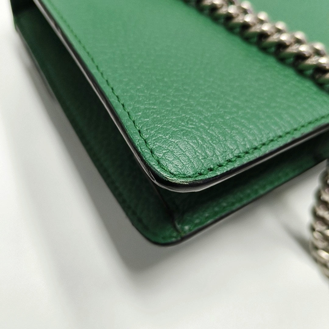 Authenticated pre-owned  Dionysus Mini Calfskin Green - Shoulder Bag at Looply