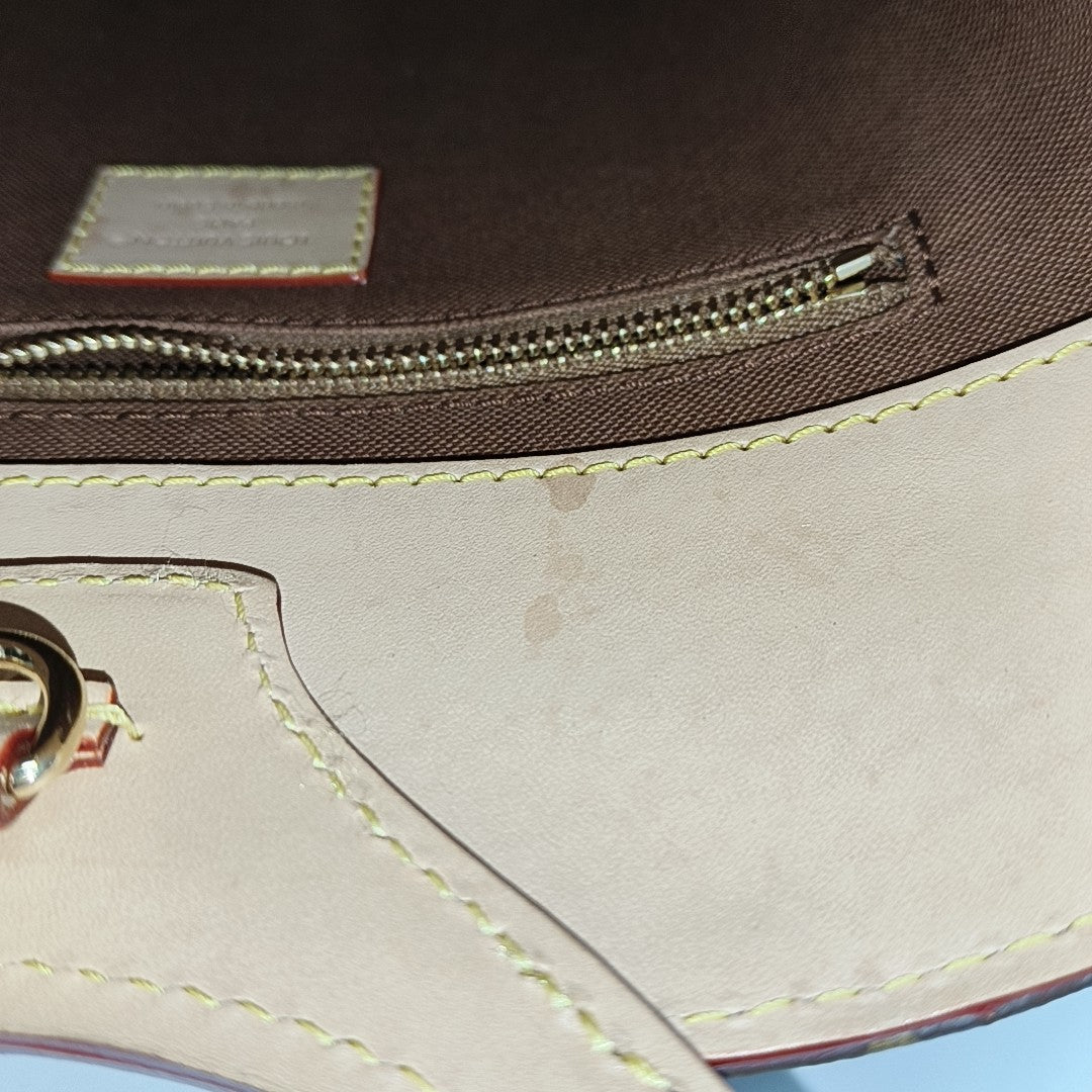 RIVAGE BB Monogram Coated Canvas Brown