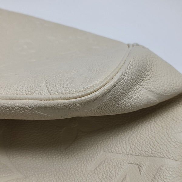 NEVERFULL MM Monogram Calfskin White