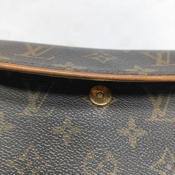 FLORENTINE Monogram Coated Canvas Brown