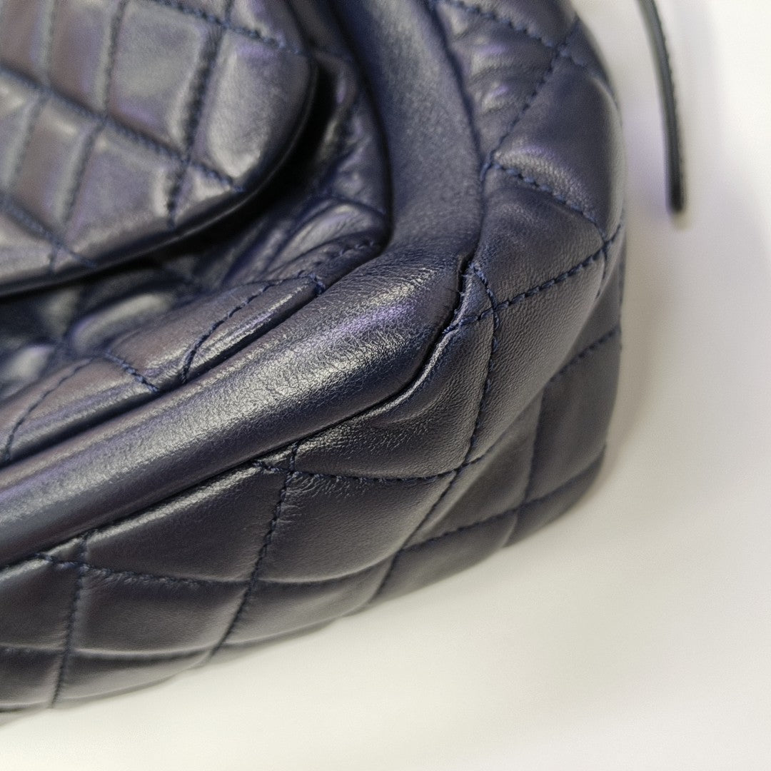 Quilted Lambskin Blue