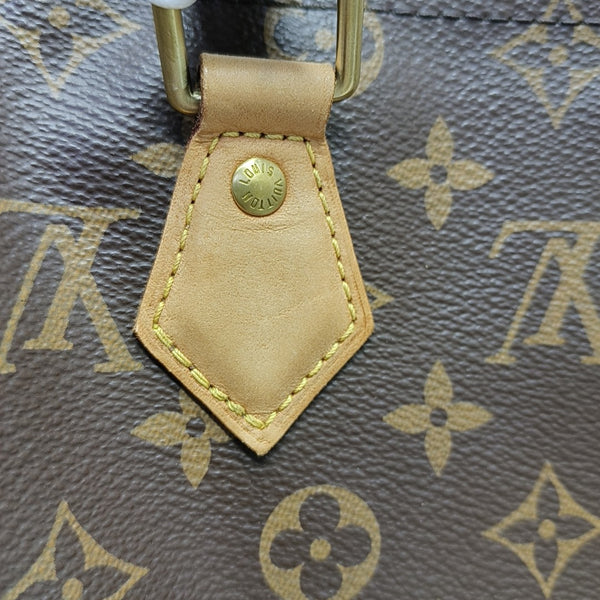 SPEEDY 25 Monogram Coated Canvas Brown