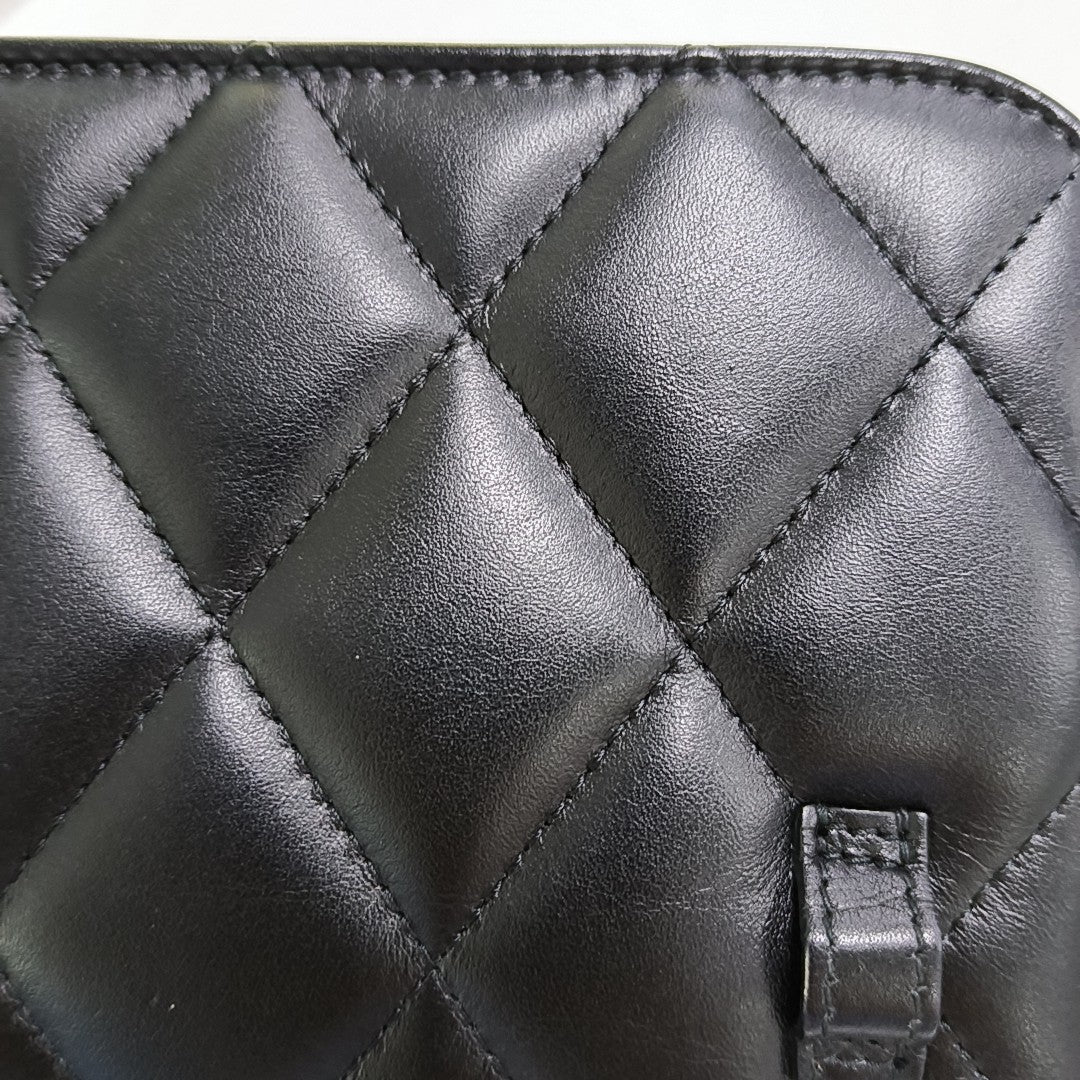 Quilted Calfskin Black