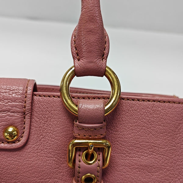 Calfskin Tote Bag Pink