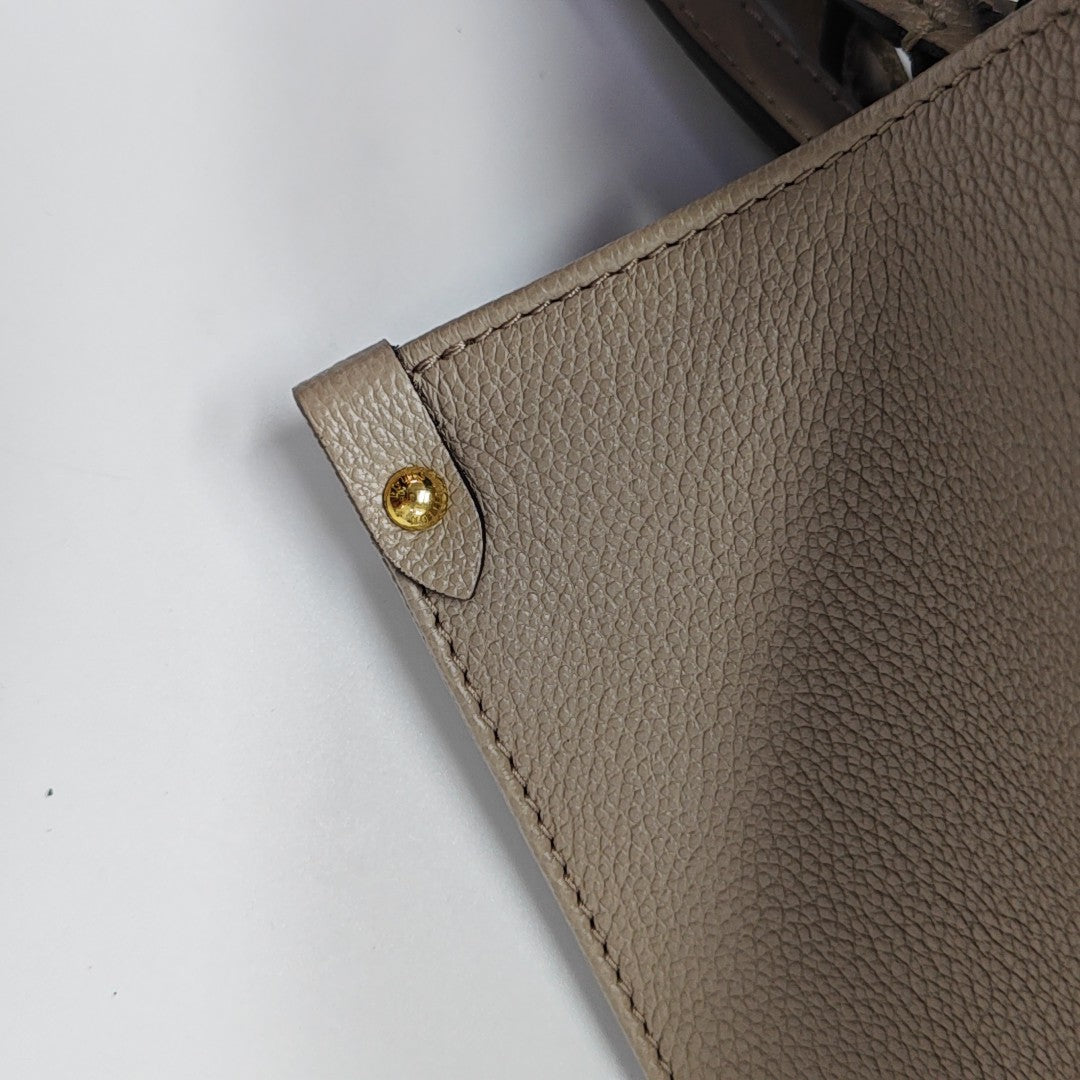 ONTHEGO MM Monogram Calfskin Gray