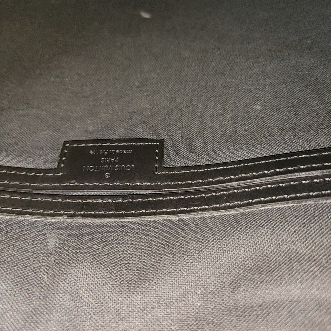 TADAO MM Damier Graphite Coated Canvas Gray