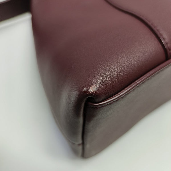 Downtown Small Calfskin Red