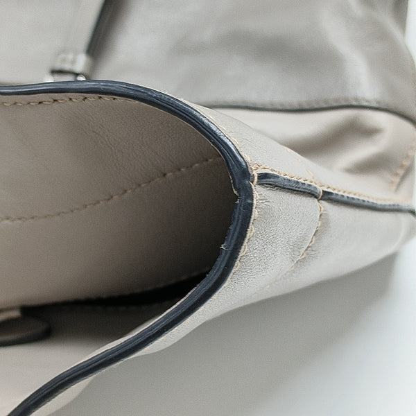 Calfskin Tote Bag Gray