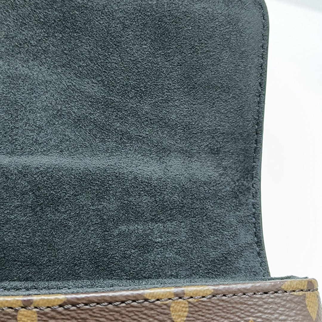 LOCKY BB Monogram Coated Canvas Brown